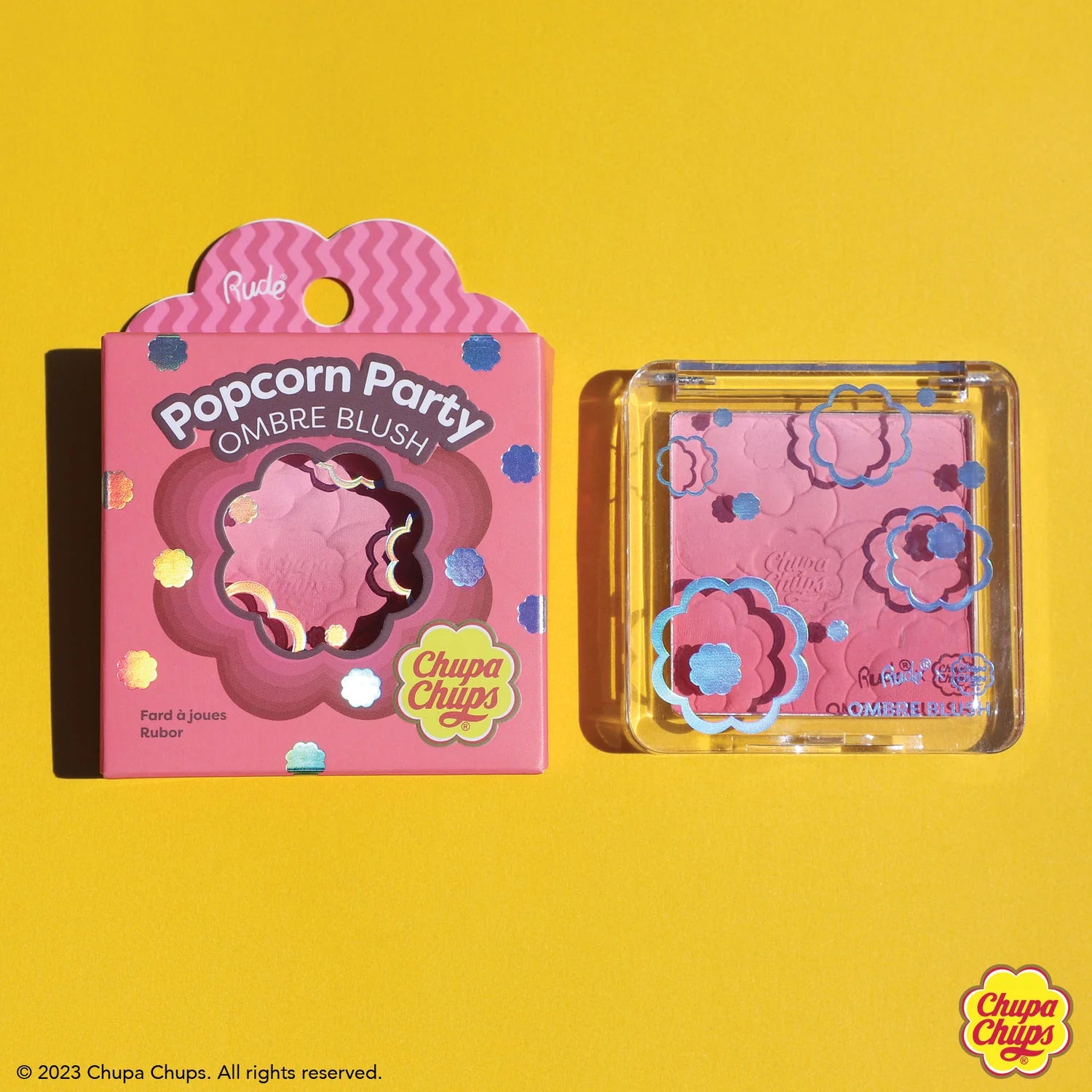 Rude Cosmetics - Chupa Chups Popcorn Party Ombre Blush Berry Blast