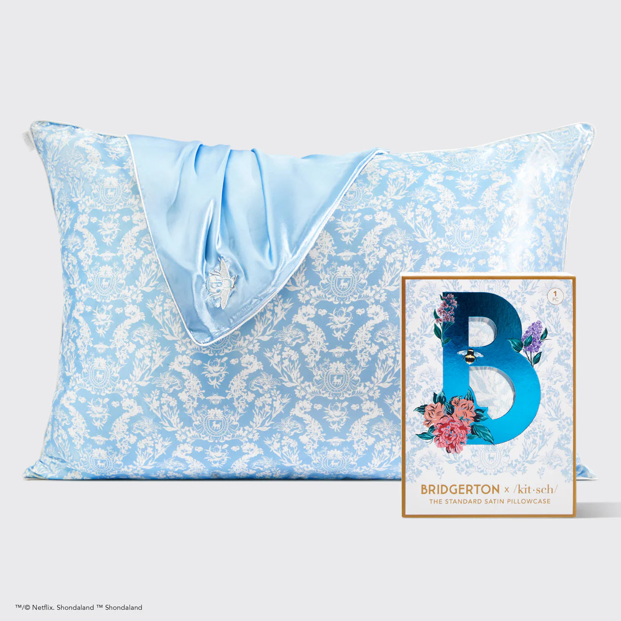 63603-BridgertonxKitsch-StandardSatinPillowcase-ToileDeBlue-hero-1280x1280px.webp