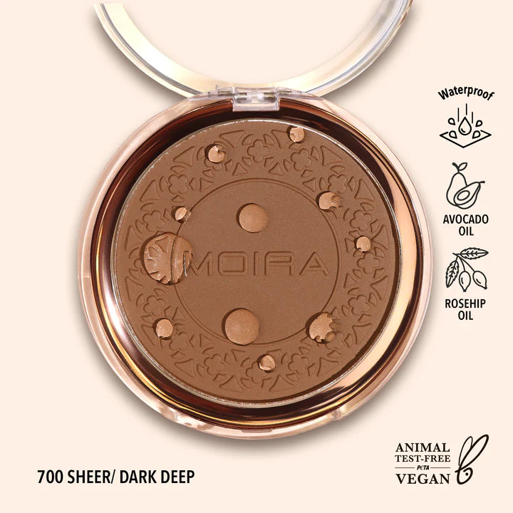 Moira Beauty - Soft Focus Waterproof Setting Powder Sheer/Dark Deep