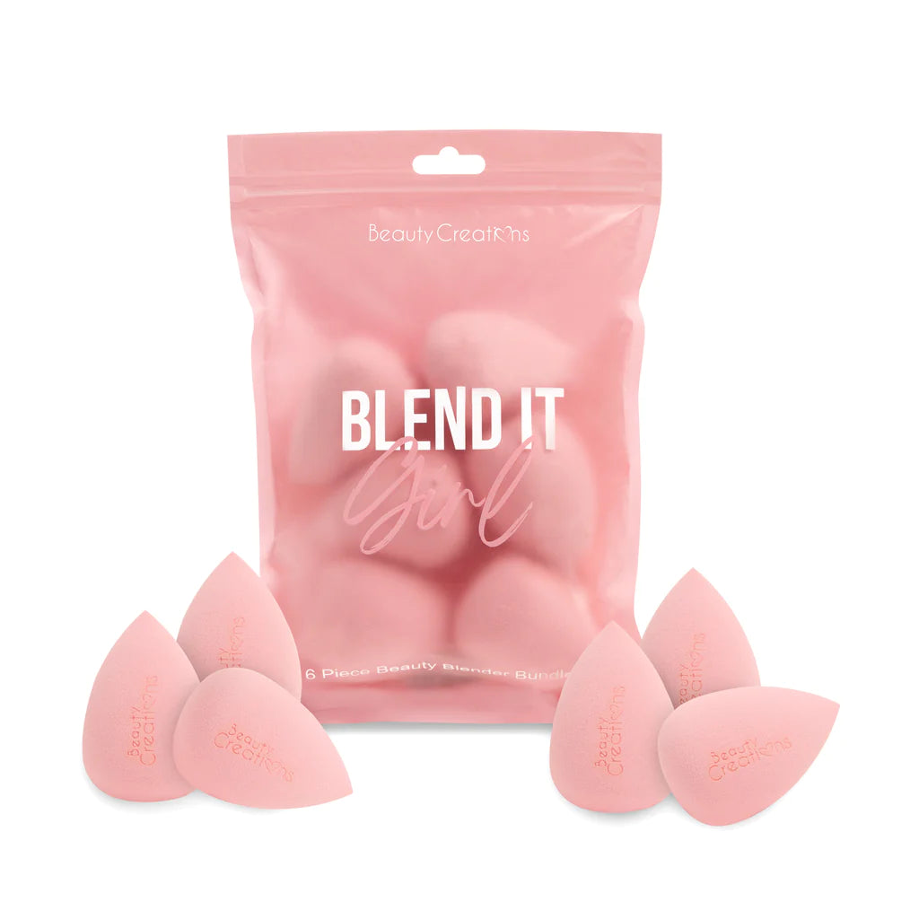 Beauty Creations - Blend It Girl 6pc Sponge Set Pink