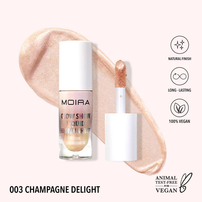 Moira Beauty - Glow Show Liquid Highlighter Champaign Delight