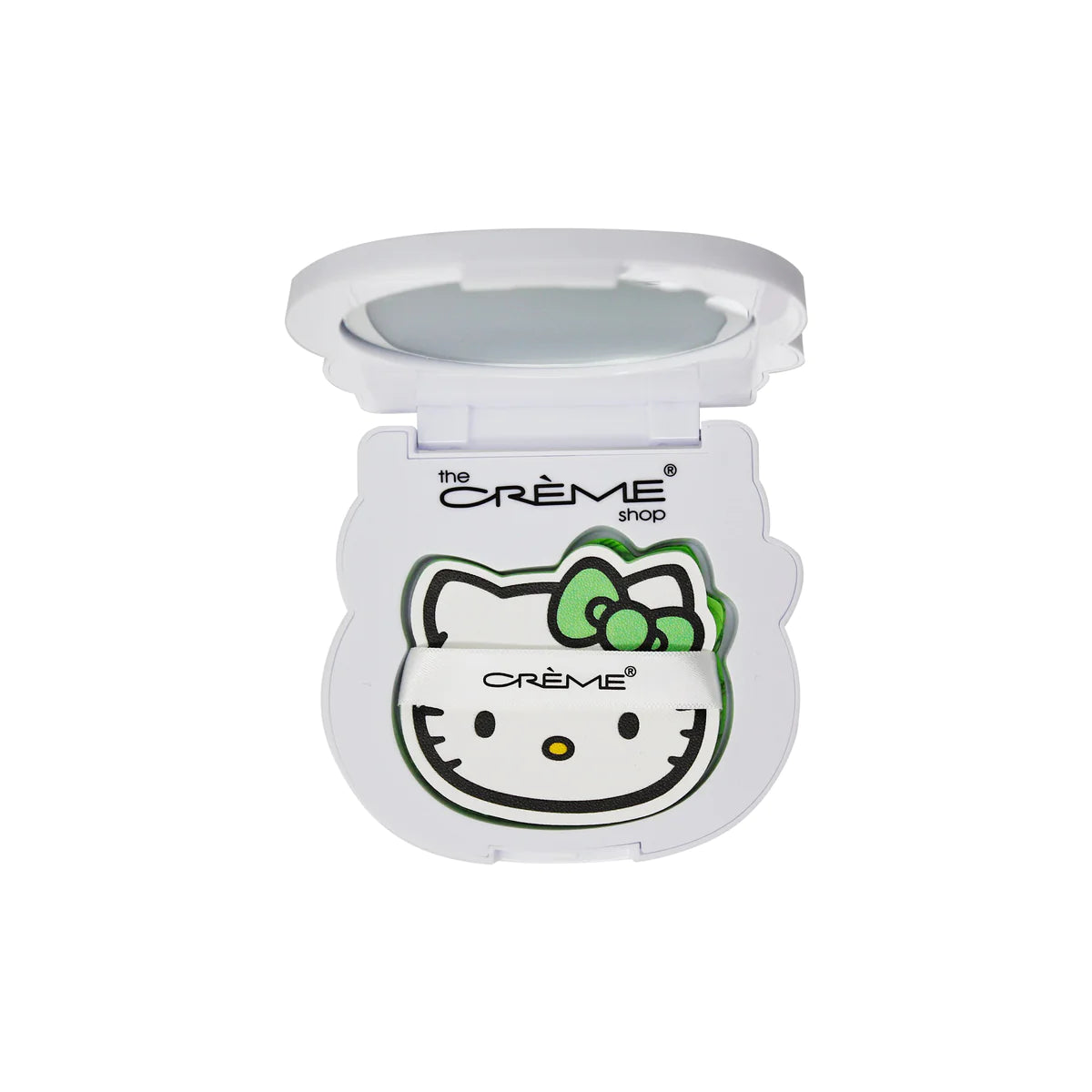 The Creme Shop - Hello Kitty Matcha Blotting Paper + Reusable Mirror Compact