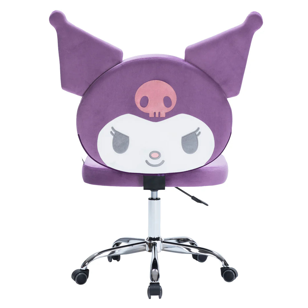 IVFC-KU231-LAC-KUROMI-KAWAII-VANITY-SWIVEL-CHAIR-BACK.webp