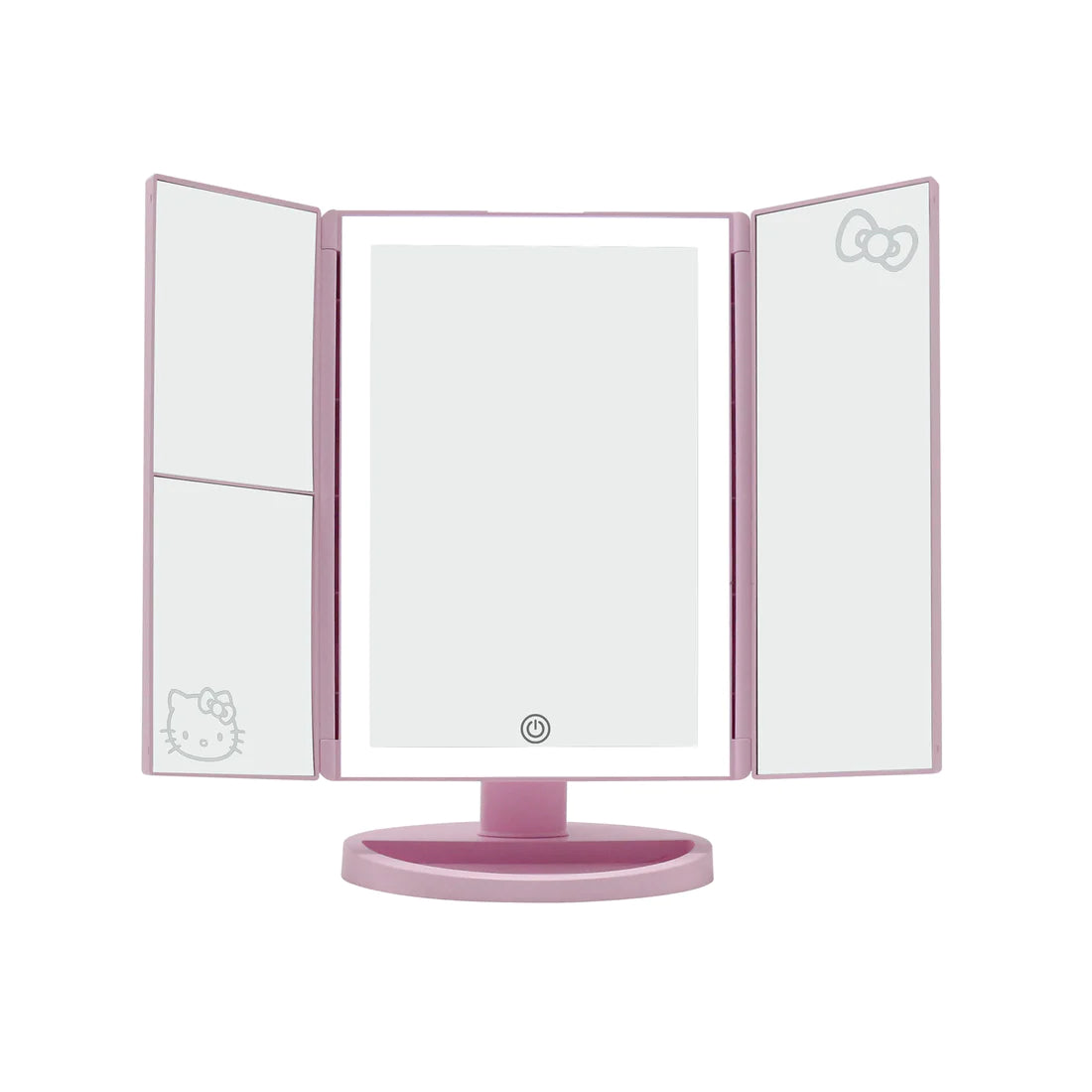 Impressions Vanity - Hello Kitty Trifold LED Tri-Tone Makeup Mirror with Magnification Pink