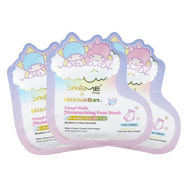 The Creme Shop - Little Twin Stars Cloud Walk Moisturizing Foot Masks