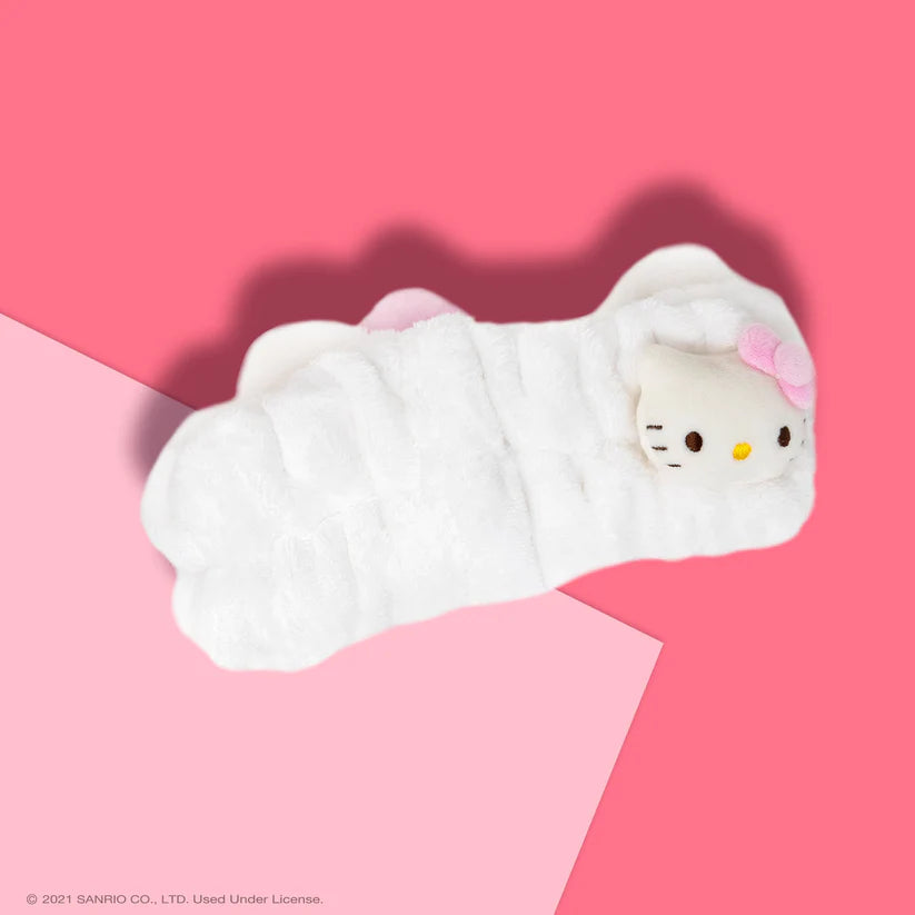 The Creme Shop - Plush Spa Headband with Hello Kitty's Signature Bow Pink