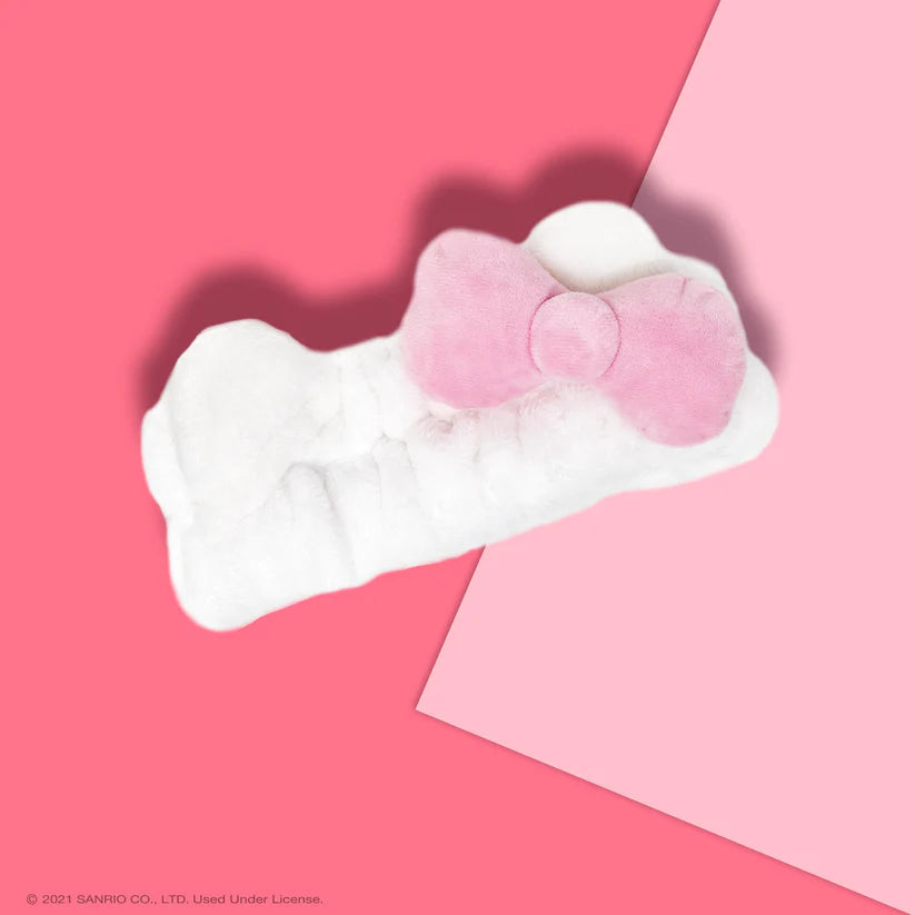 The Creme Shop - Plush Spa Headband with Hello Kitty's Signature Bow Pink