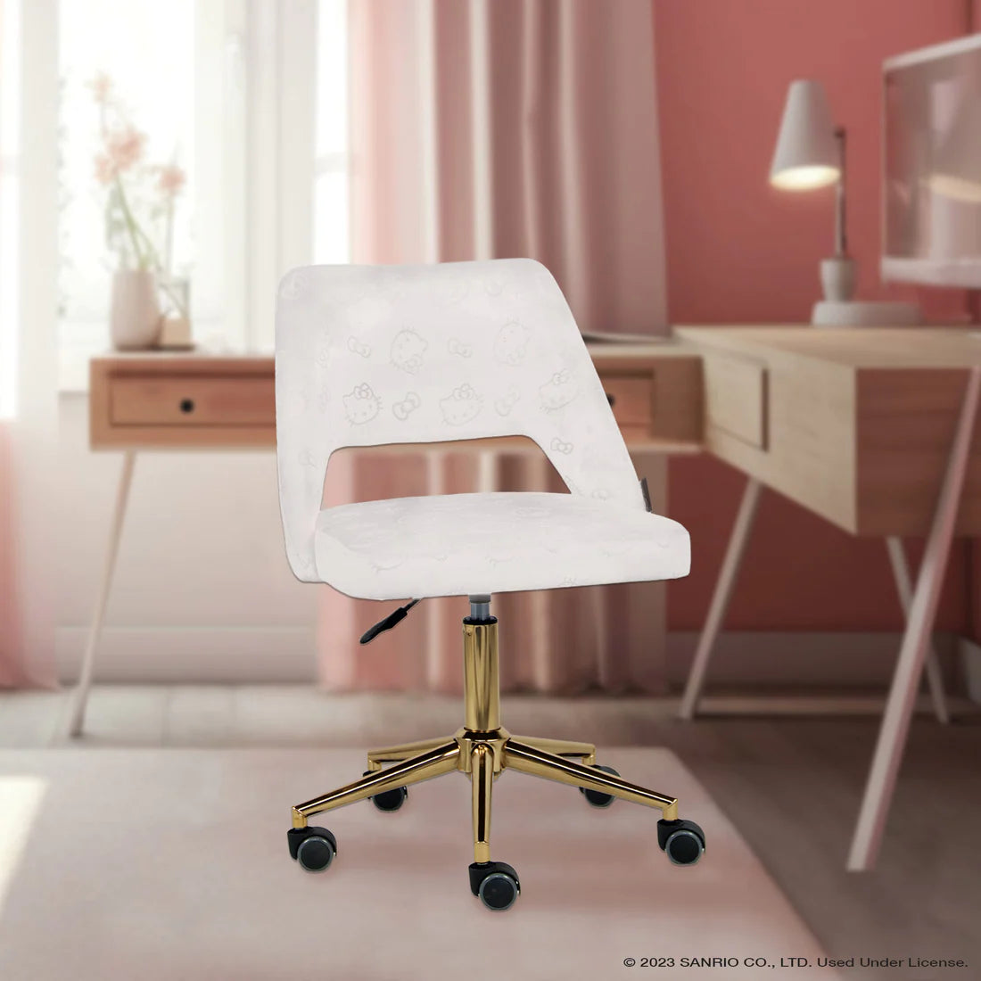 Impressions Vanity - Hello Kitty Vanity Swivel Chair White