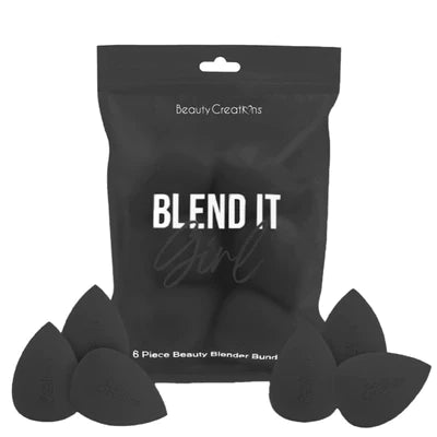 Beauty Creations - Blend It Girl 6pc Sponge Set Black