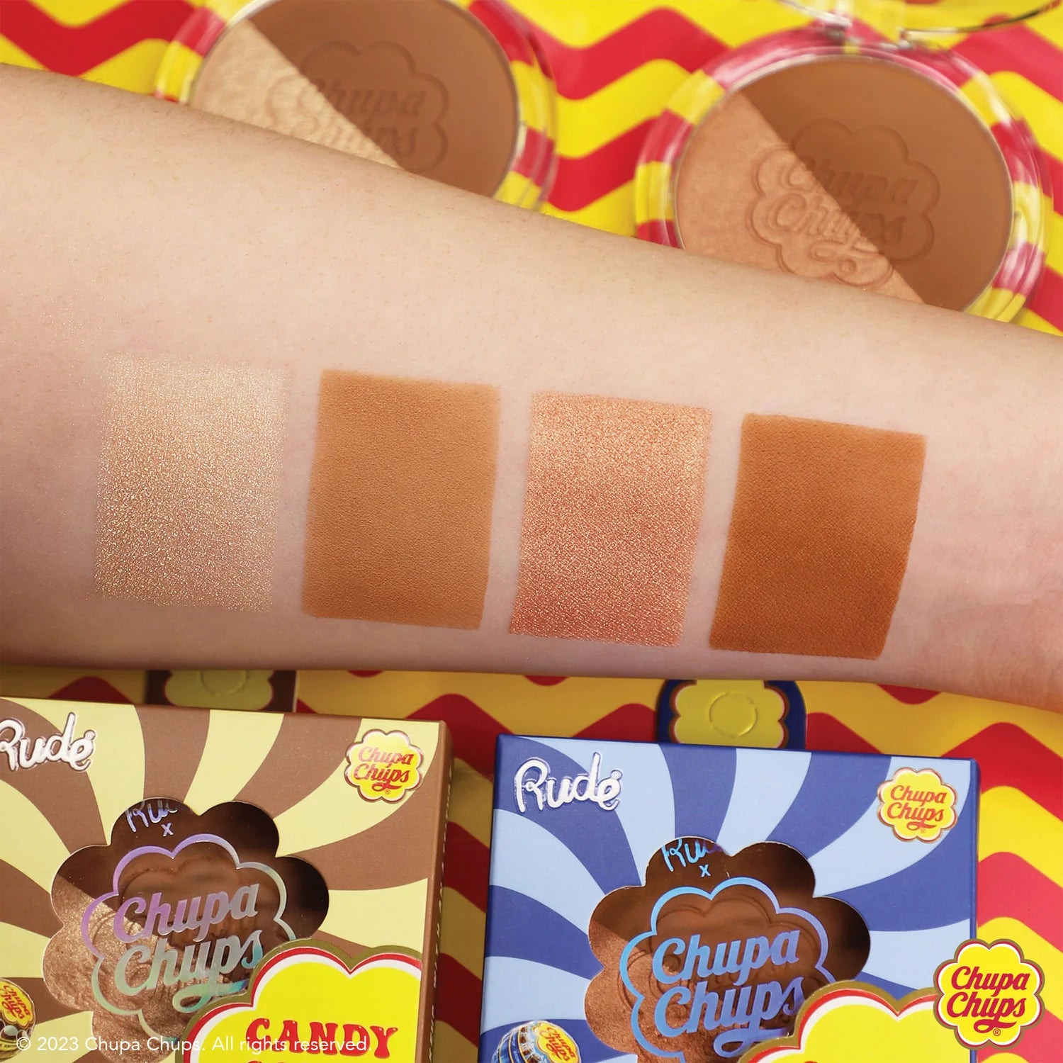 Rude Cosmetics - Chupa Chups Candy Combo Face Duo Refreshing Cola