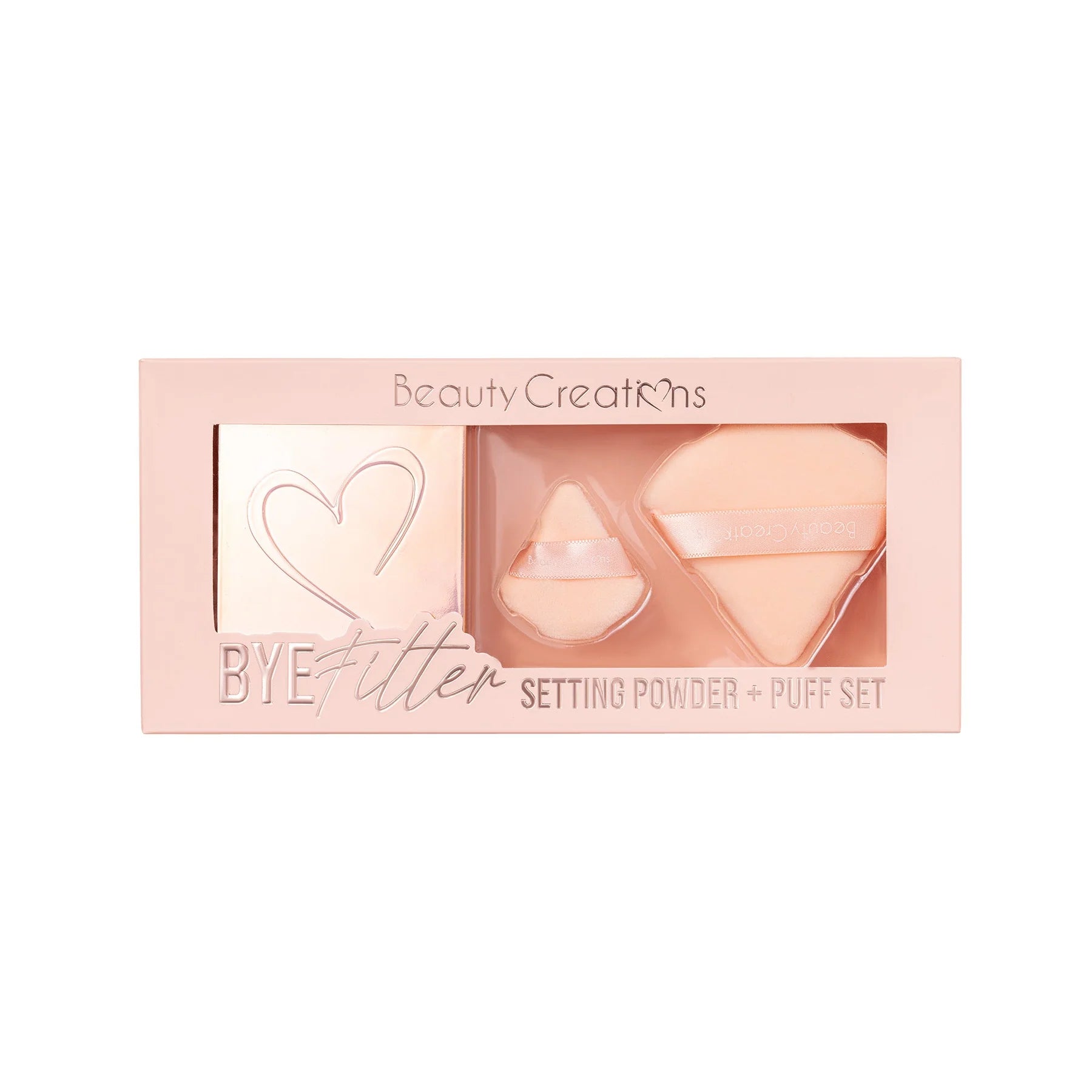 Beauty Creations - Bye Filter Loose Setting Powder Pink Cloud + Puff Set