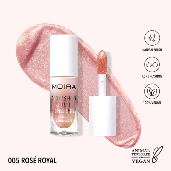 Moira Beauty - Glow Show Liquid Highlighter Rosé Royal