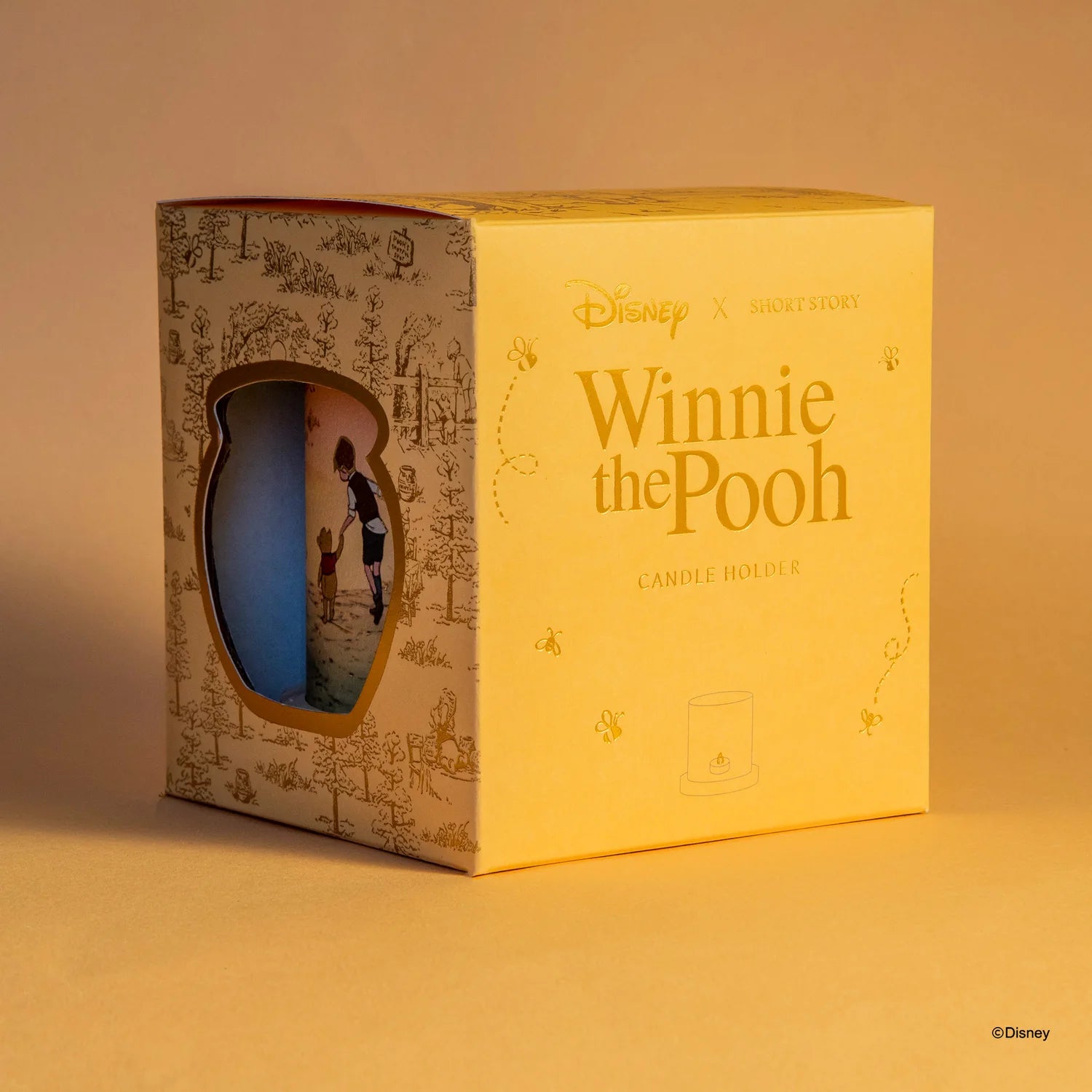 Short Story - Disney Winnie The Pooh Mini Glass Lantern Christopher Robin