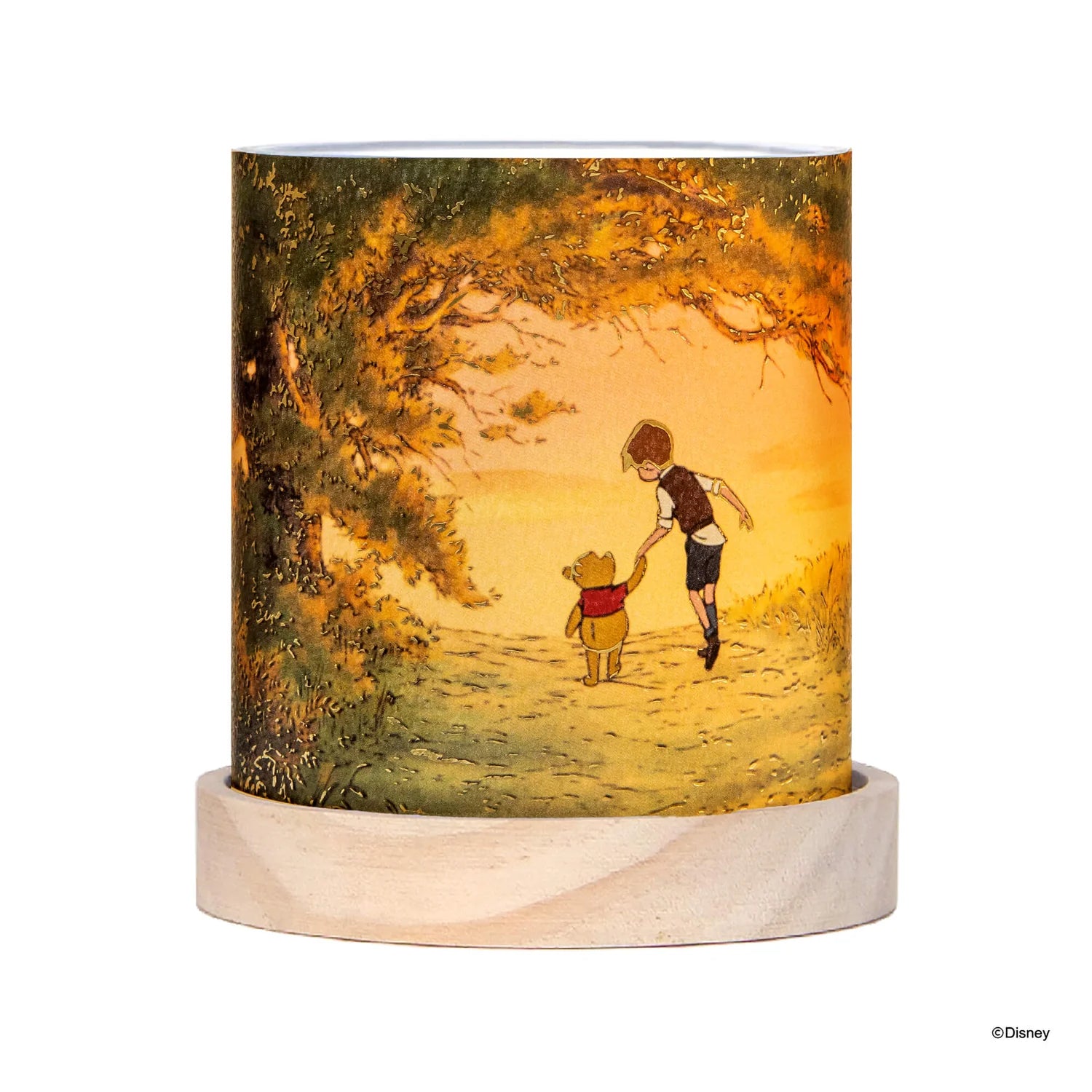 Short Story - Disney Winnie The Pooh Mini Glass Lantern Christopher Robin