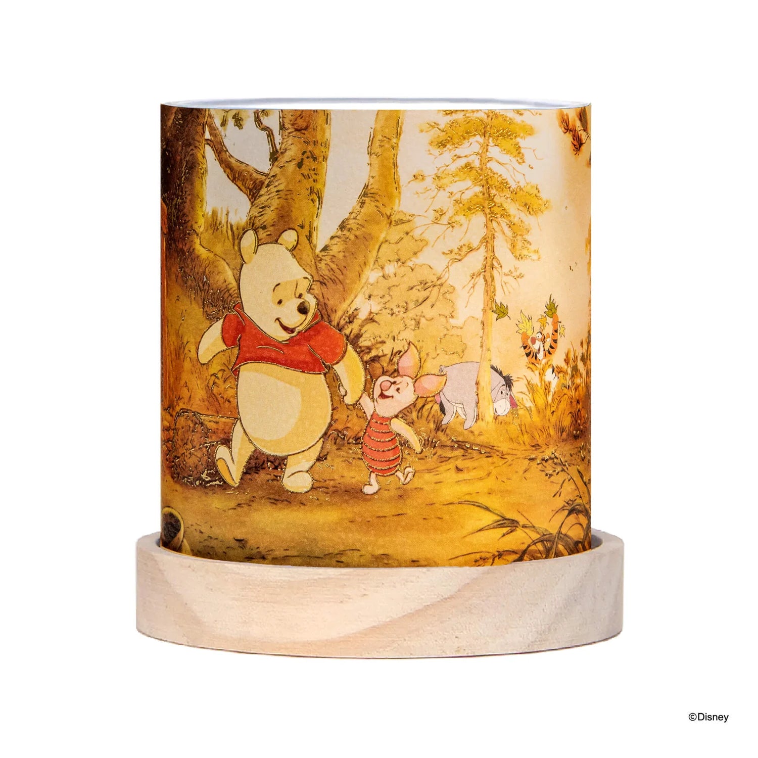 Short Story - Disney Winnie The Pooh Mini Glass Lantern Pooh & Piglet II