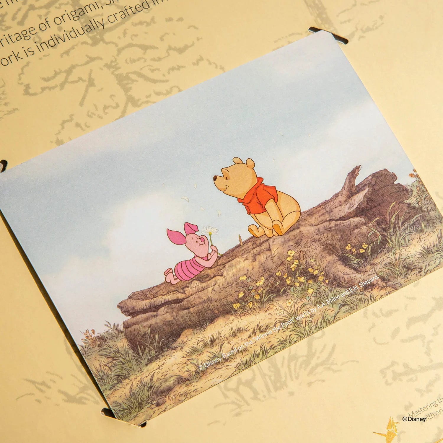 Short Story - Disney White Frame Pooh & Piglet Smallest Things