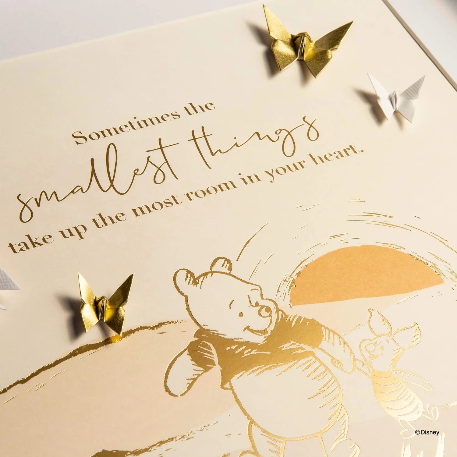 Short Story - Disney White Frame Pooh & Piglet Smallest Things