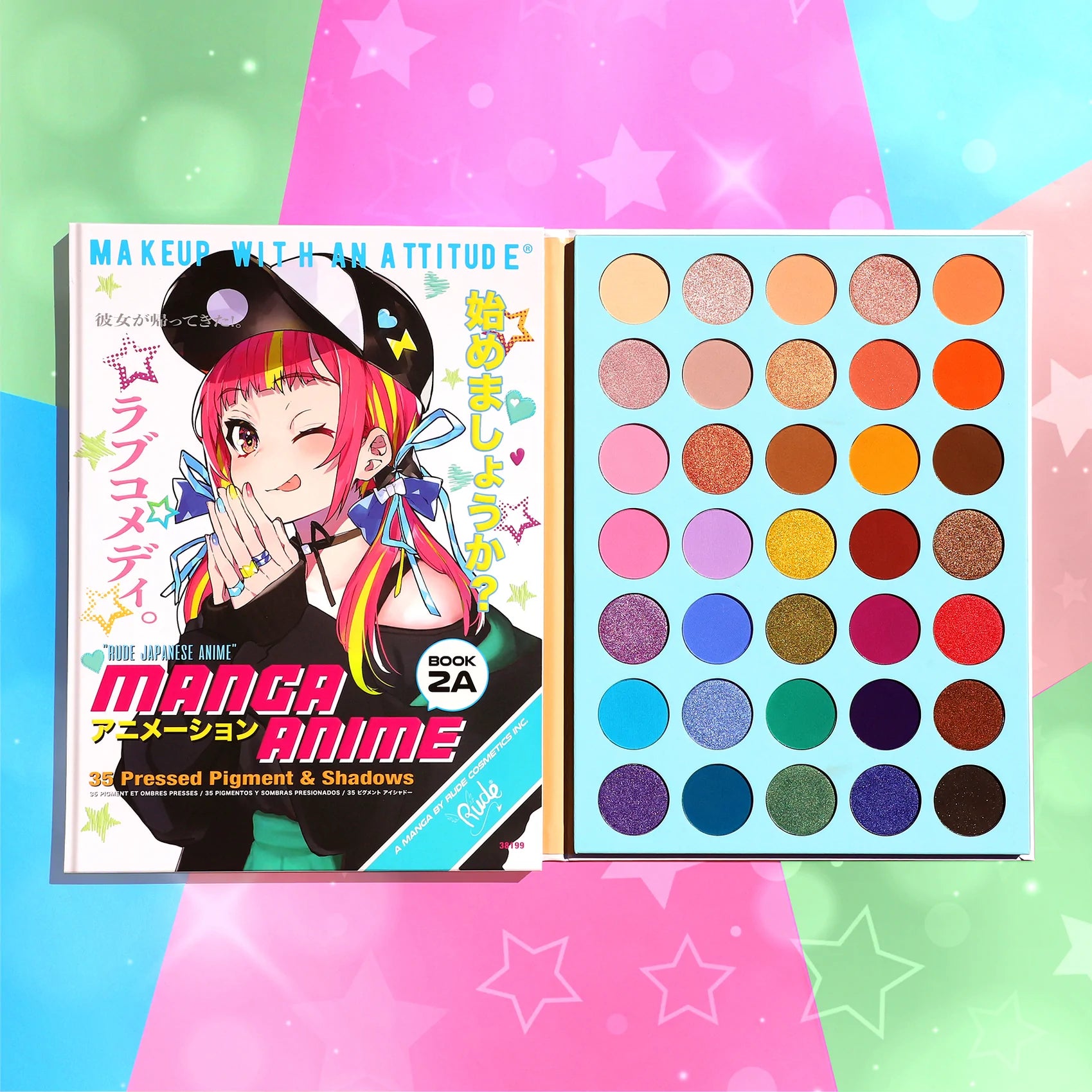 Rude Cosmetics - Manga Anime Book 2A Palette