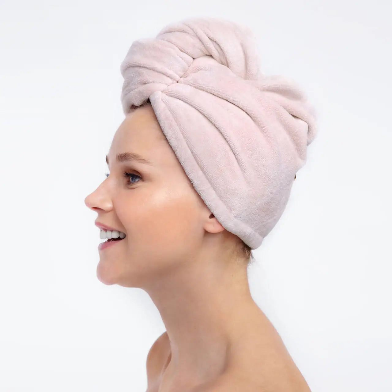 Kitsch - Quick Dry Hair Towel - Blush