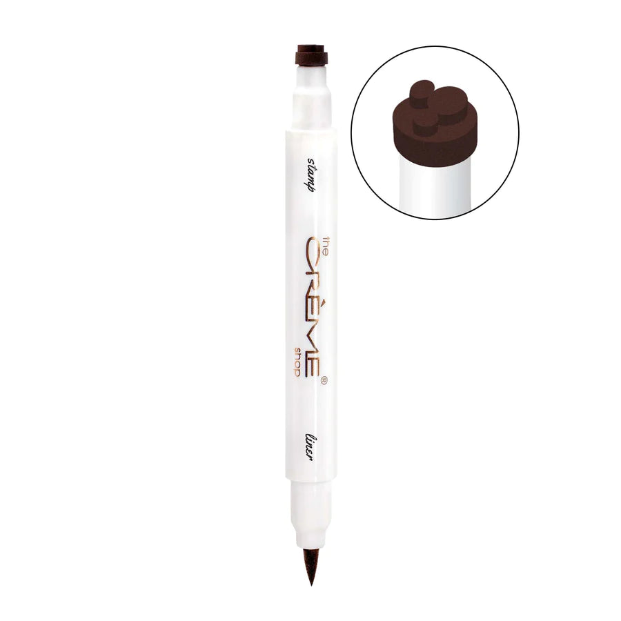 The Creme Shop - Dual-Ended Eyeliner & Mickey Shaped Freckle Stamp Brown