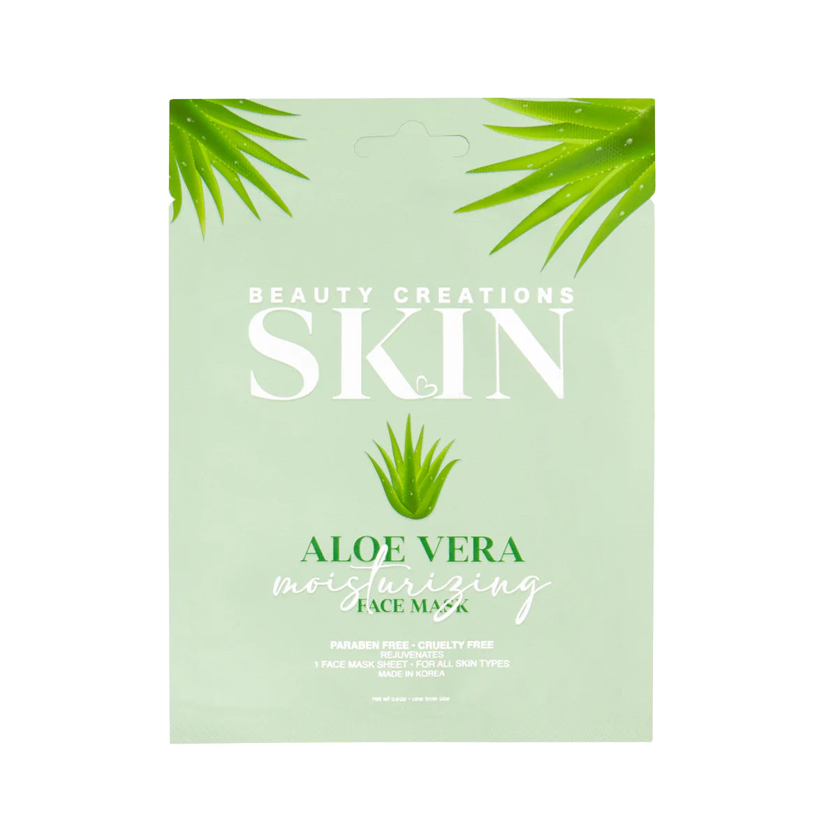 Beauty Creations - Aloe Vera Moisturizing Face Mask