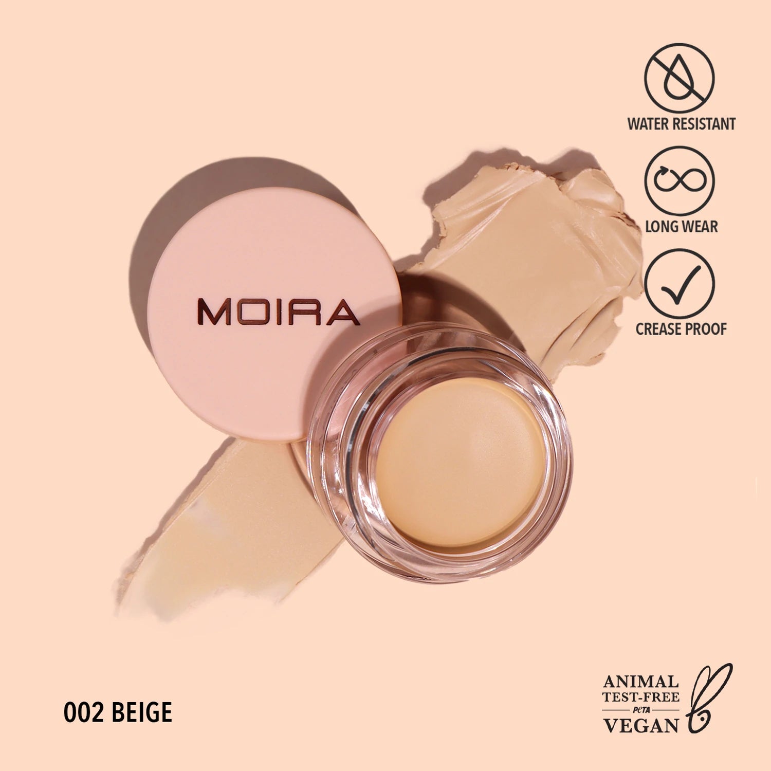 Moira Beauty - Lasting Priming Cream Shadow Beige