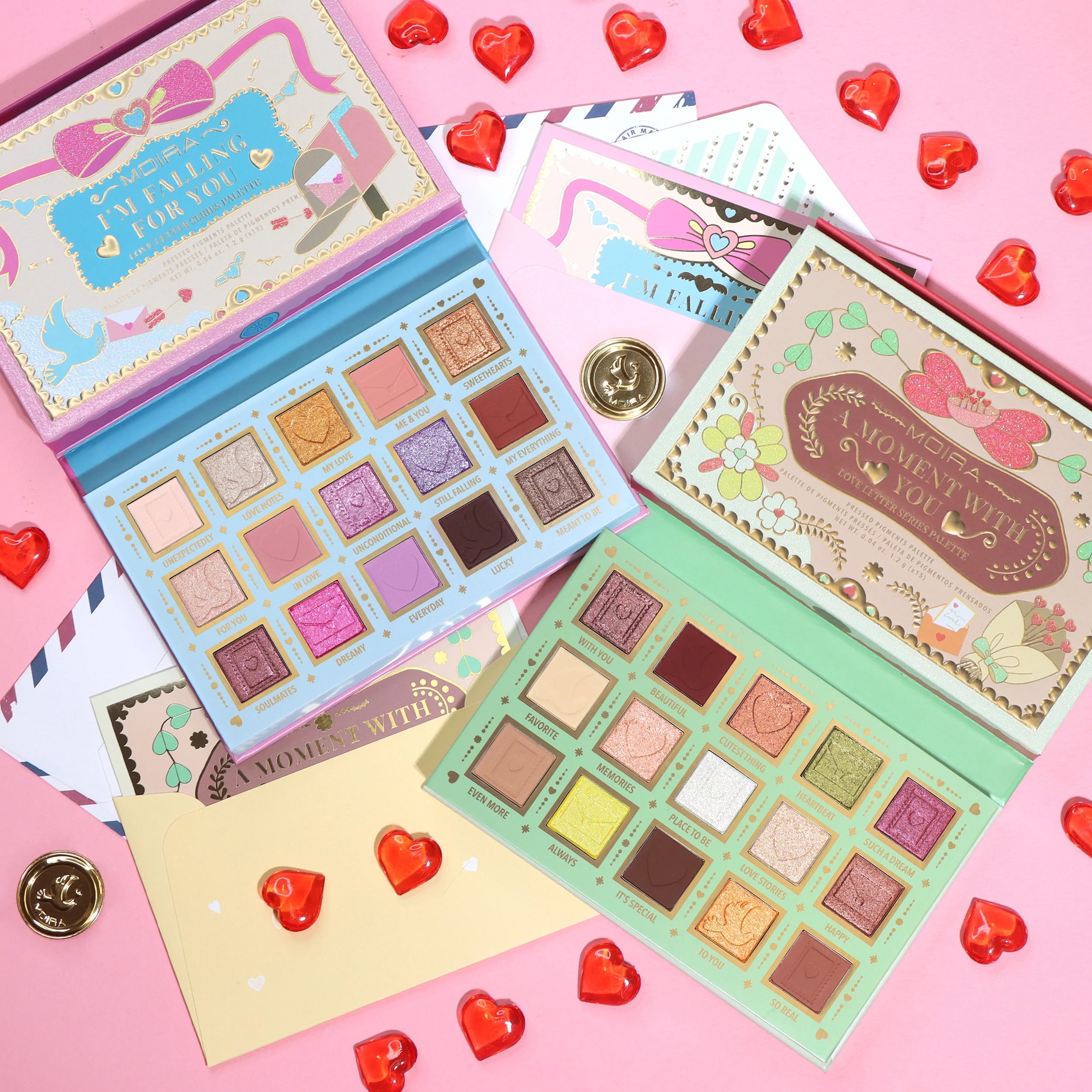 Moira Beauty - Love Letter Series Palette Bundle