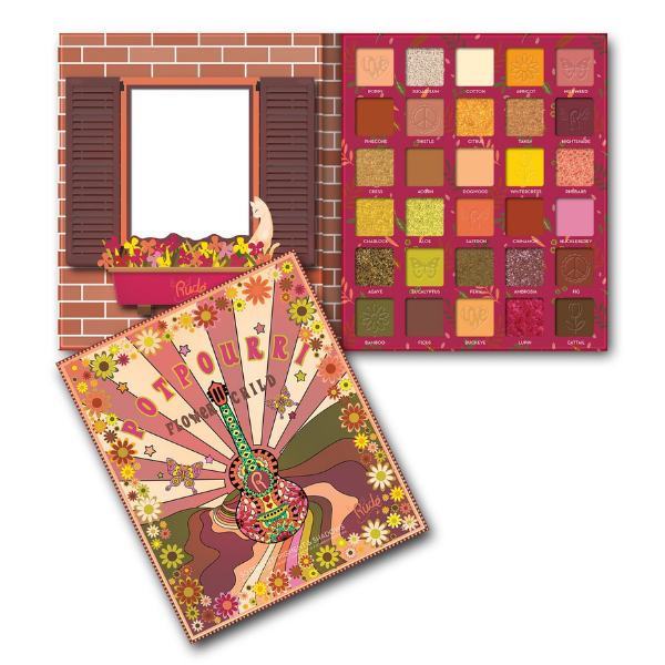 Rude Cosmetics - Flower Child Potpourri Pressed Pigment Palette