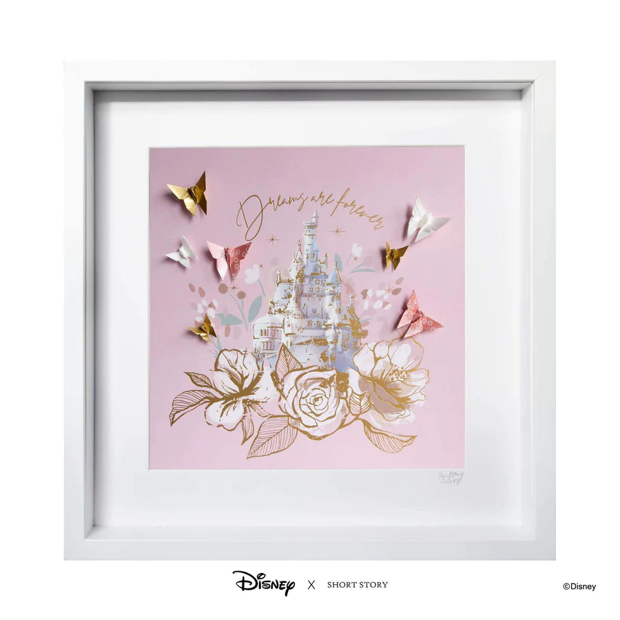 Short Story - Disney Large White Frame Castle II