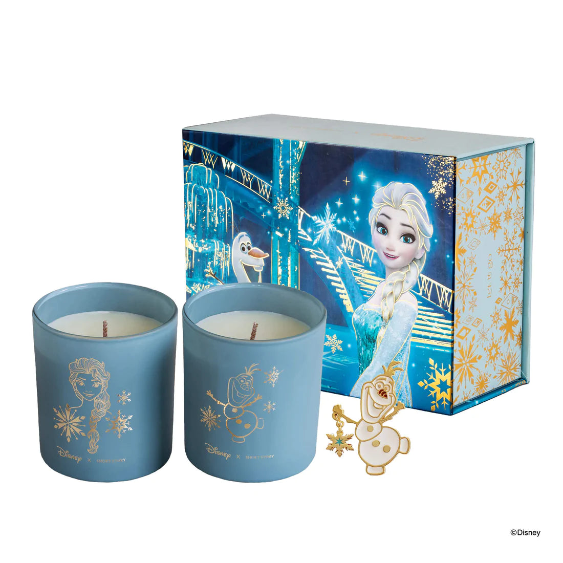 Short Story - Disney Candle Twin Pack Elsa & Olaf & Anna