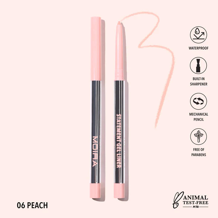 Moira Beauty - Statement Gel Liner Peach