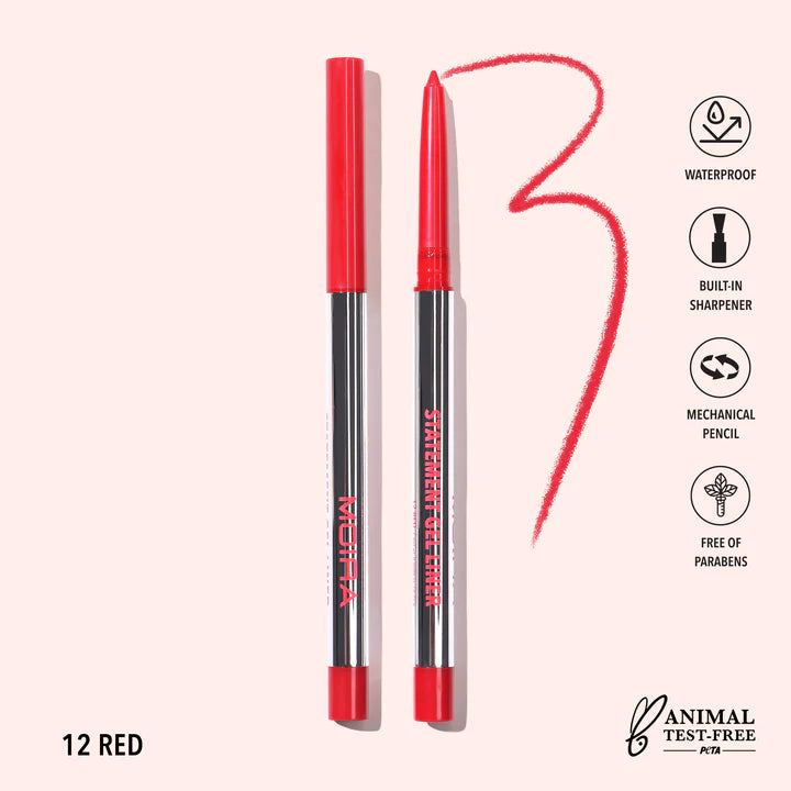 Moira Beauty - Statement Gel Liner Red