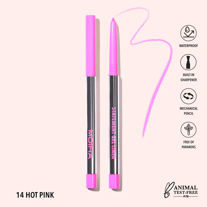 Moira Beauty - Statement Gel Liner Hot Pink