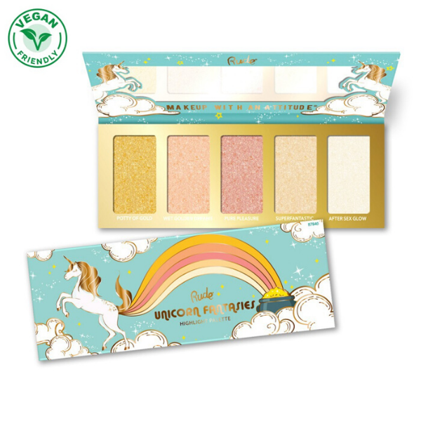 Rude Cosmetics - Unicorn Fantasies Highlighter Palette