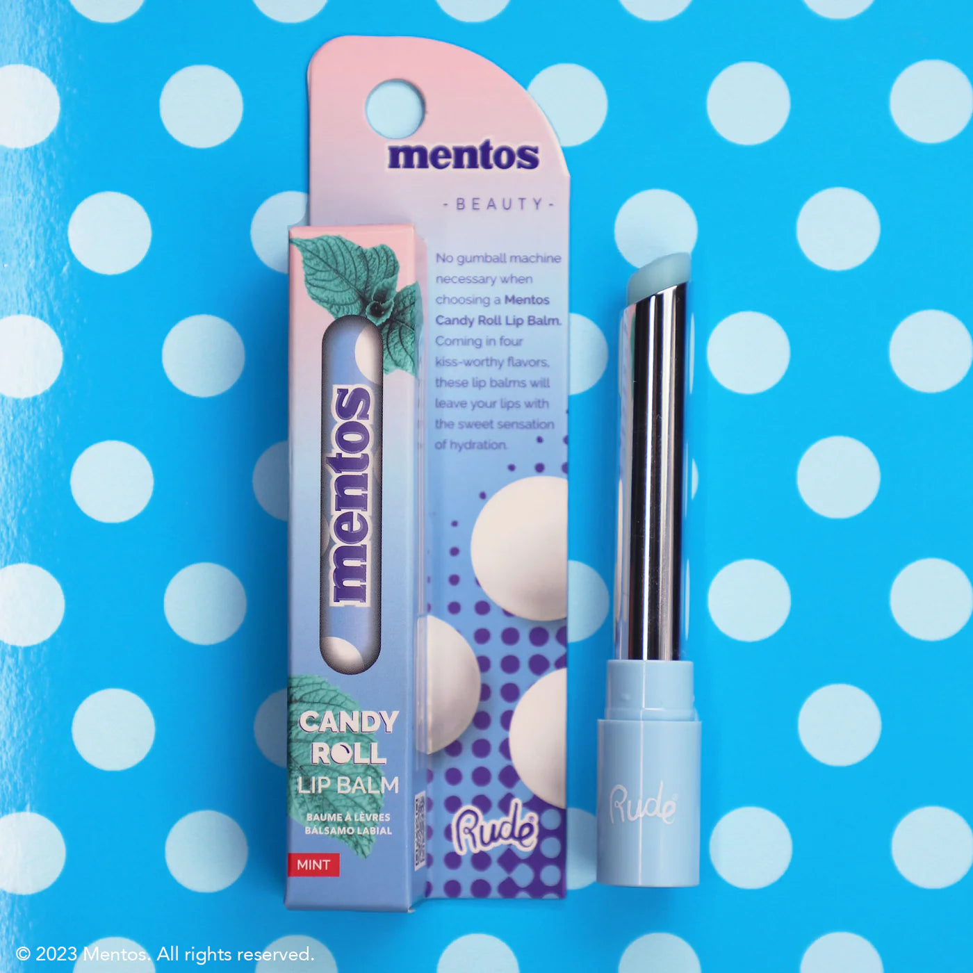 Rude Cosmetics - Mentos Candy Roll Lip Balm Mint