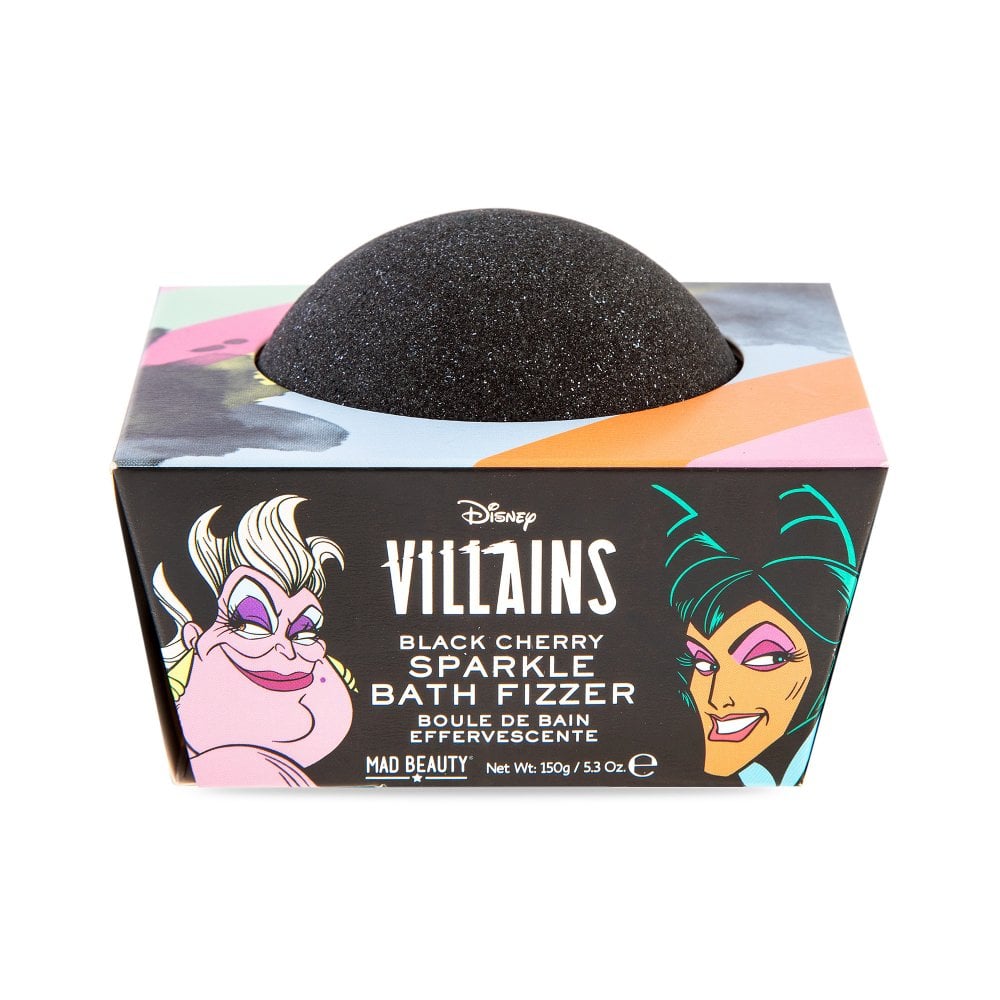 Mad Beauty - Disney Pop Villains Bath Fizzer Black Sparkle