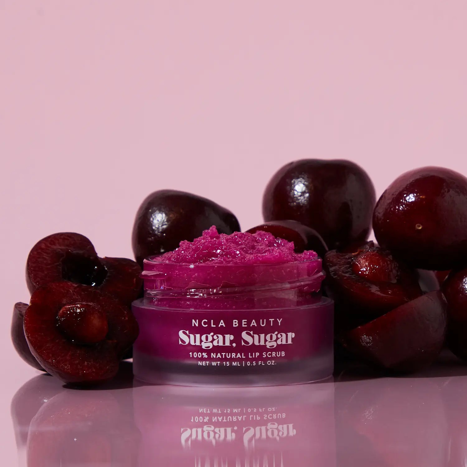 NCLA Beauty - Sugar, Sugar Black Cherry Lip Scrub