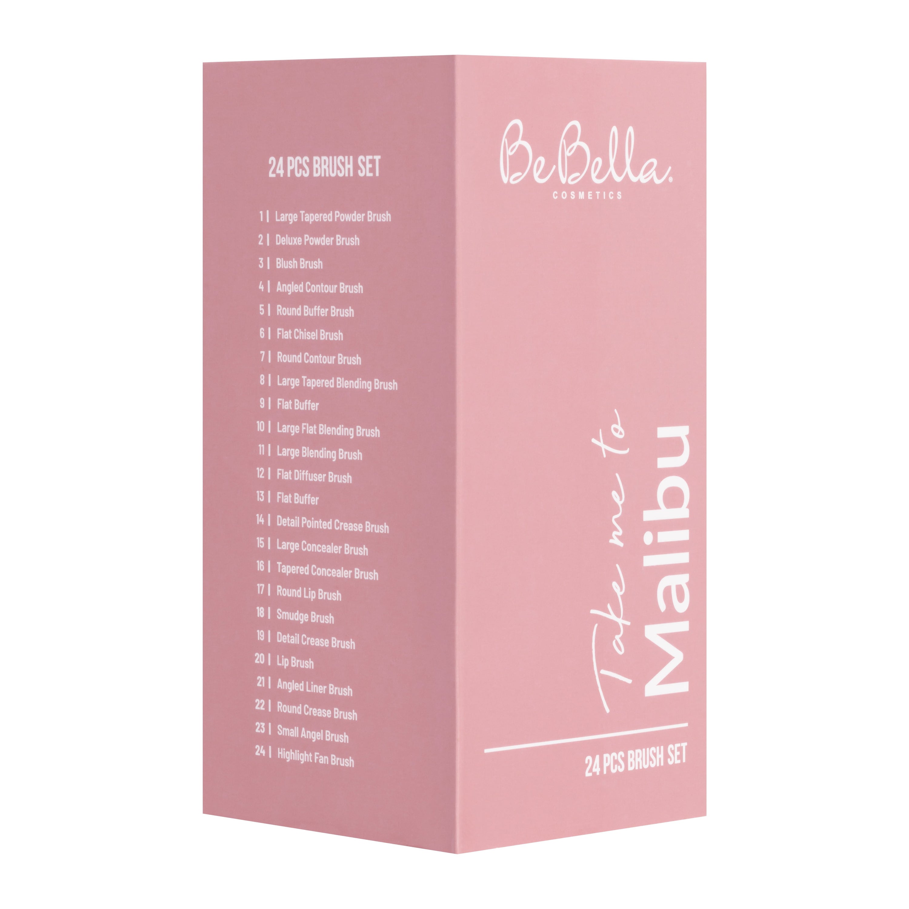 BeBella Cosmetics - Take Me To Malibu 24pc Brush Set