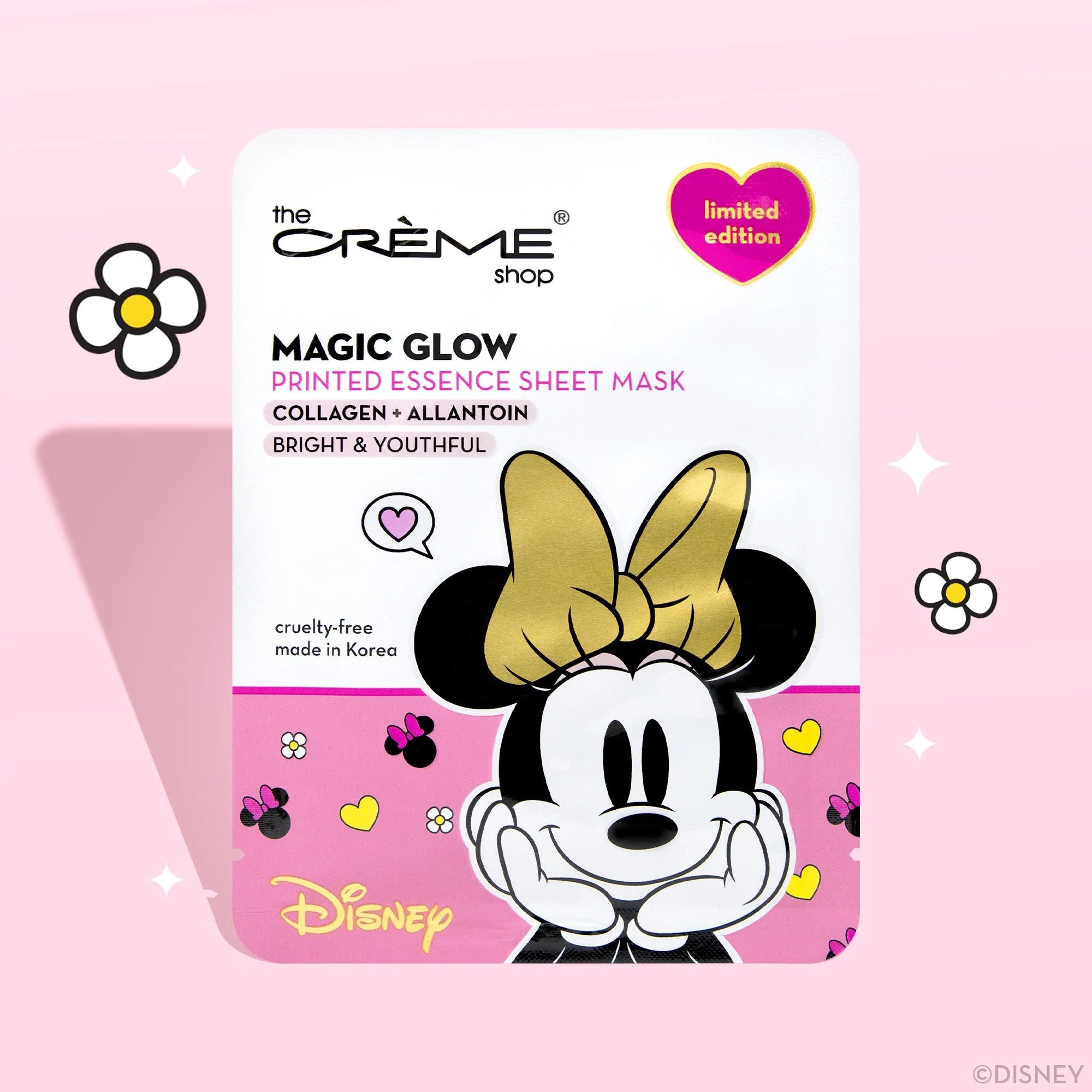 The Creme Shop - Disney: Minnie’s Magic Glow Printed Essence Sheet Mask