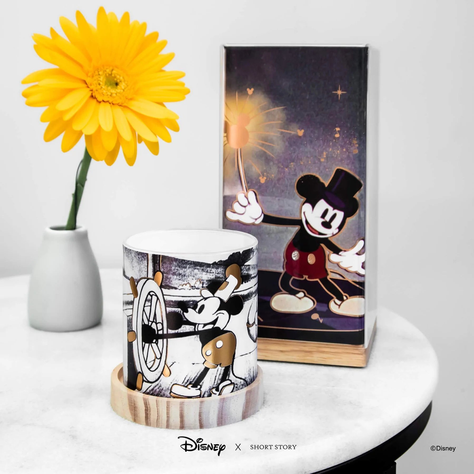 Short Story - Disney Mini Glass Lantern Mickey