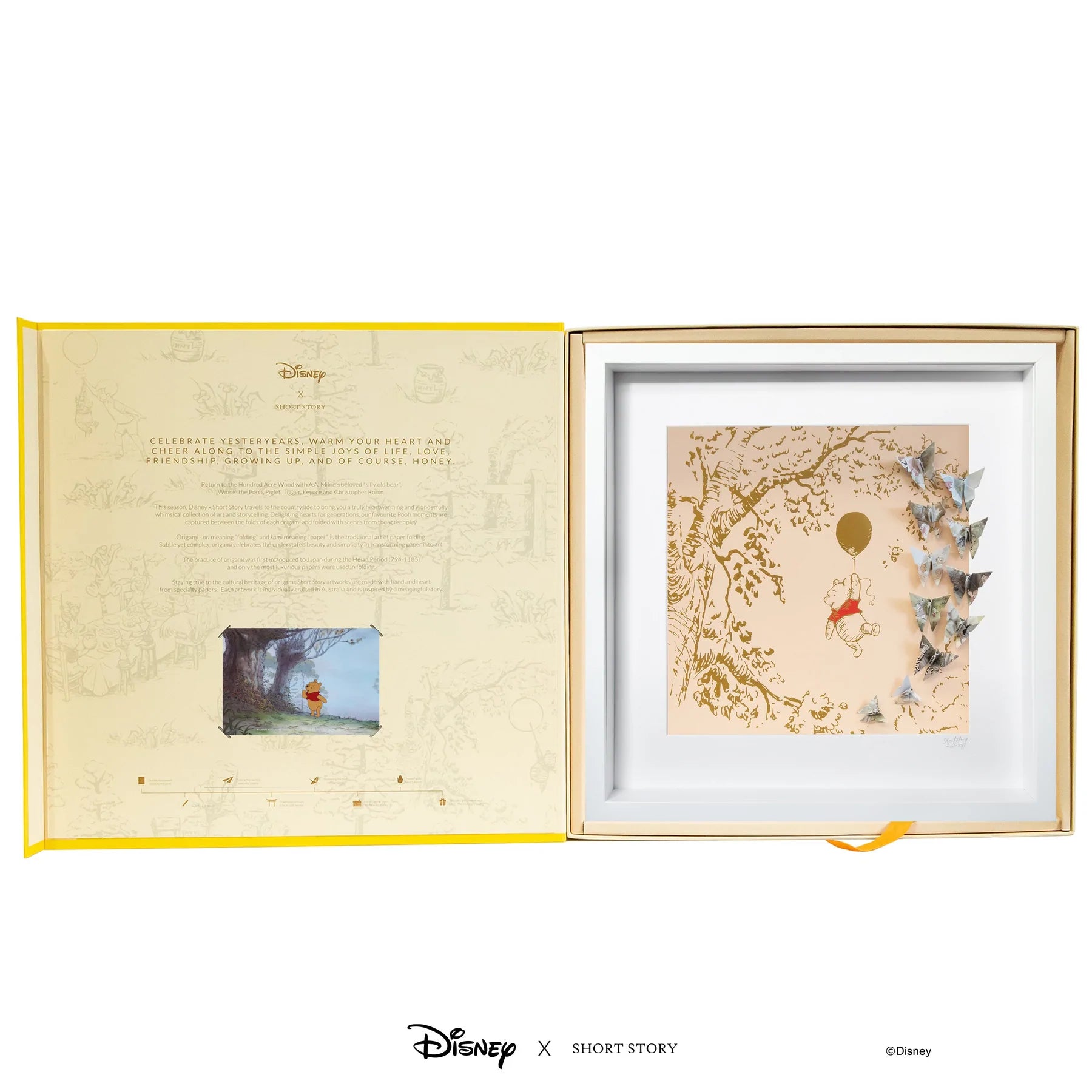 Short Story - Disney Large White Frame Winnie the Pooh