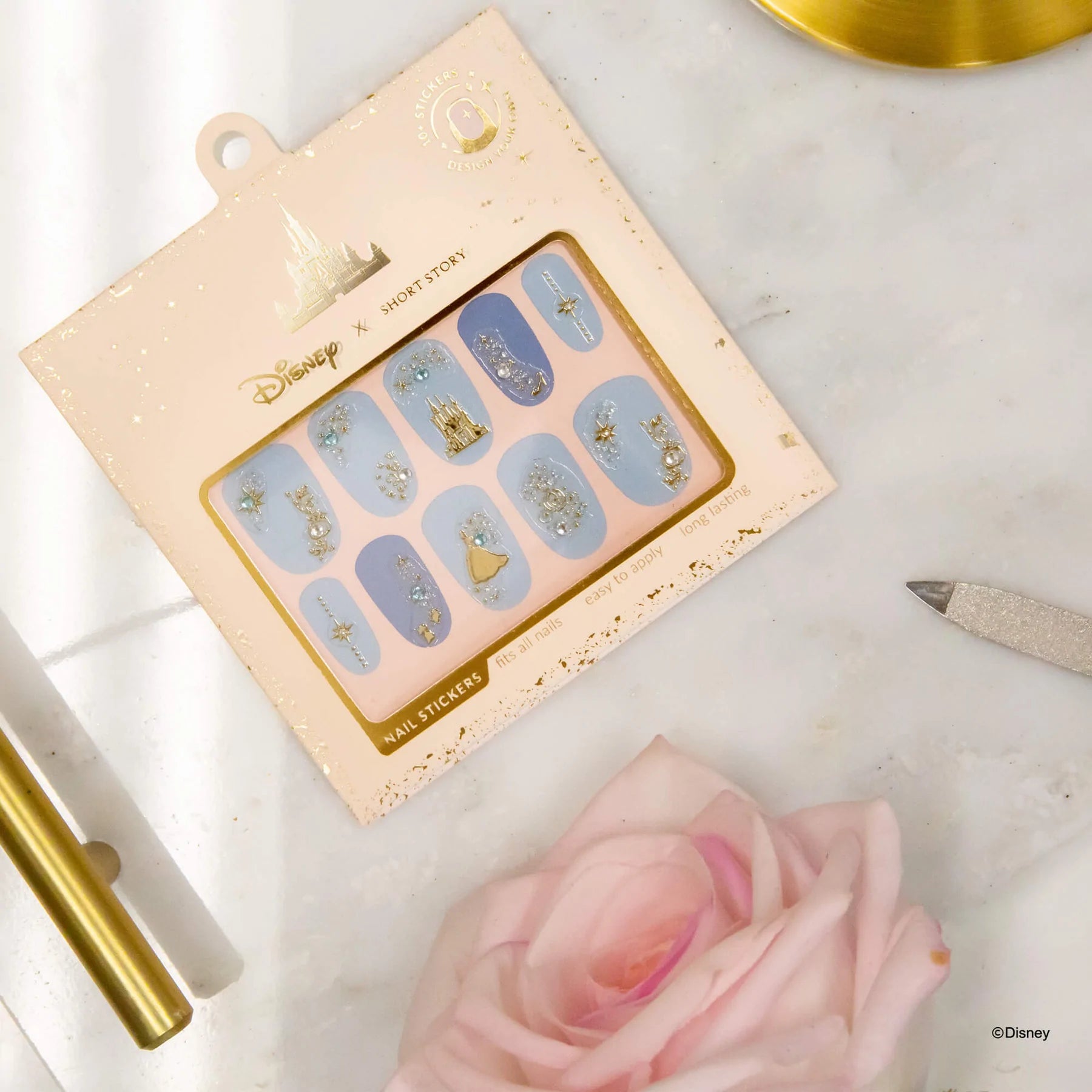 Short Story - Disney Nail Sticker Cinderella