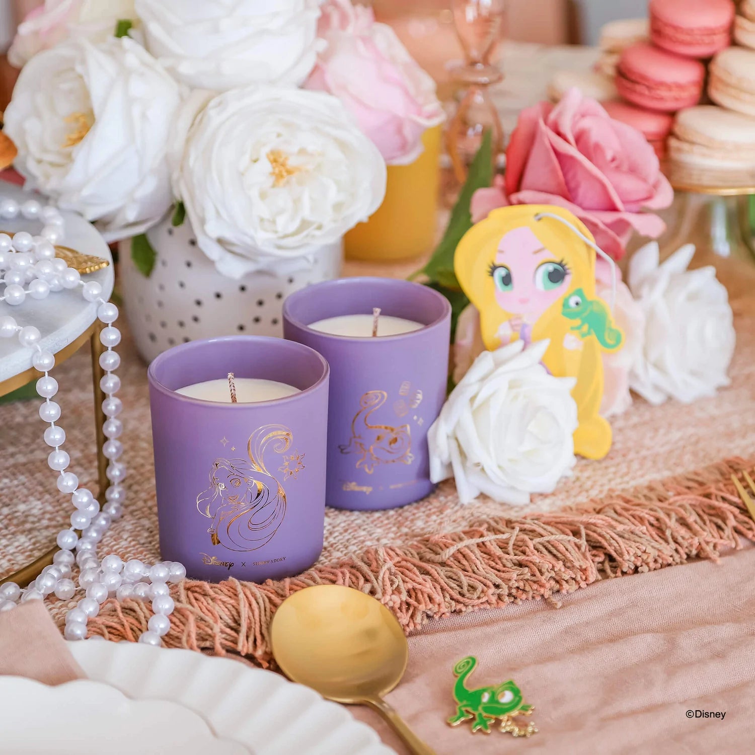 Short Story - Disney Candle Twin Pack Rapunzel & Pascal