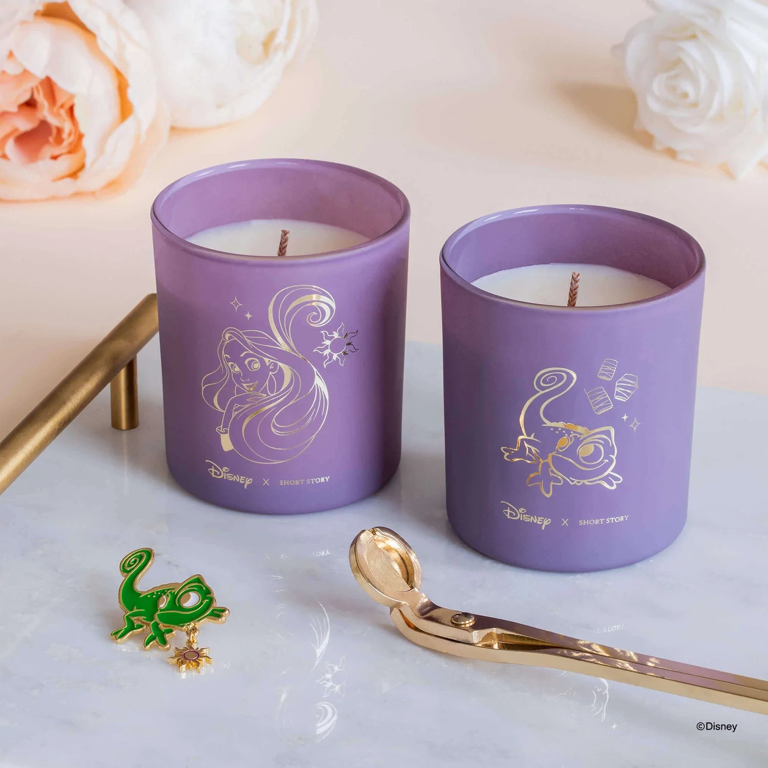 Short Story - Disney Candle Twin Pack Rapunzel & Pascal