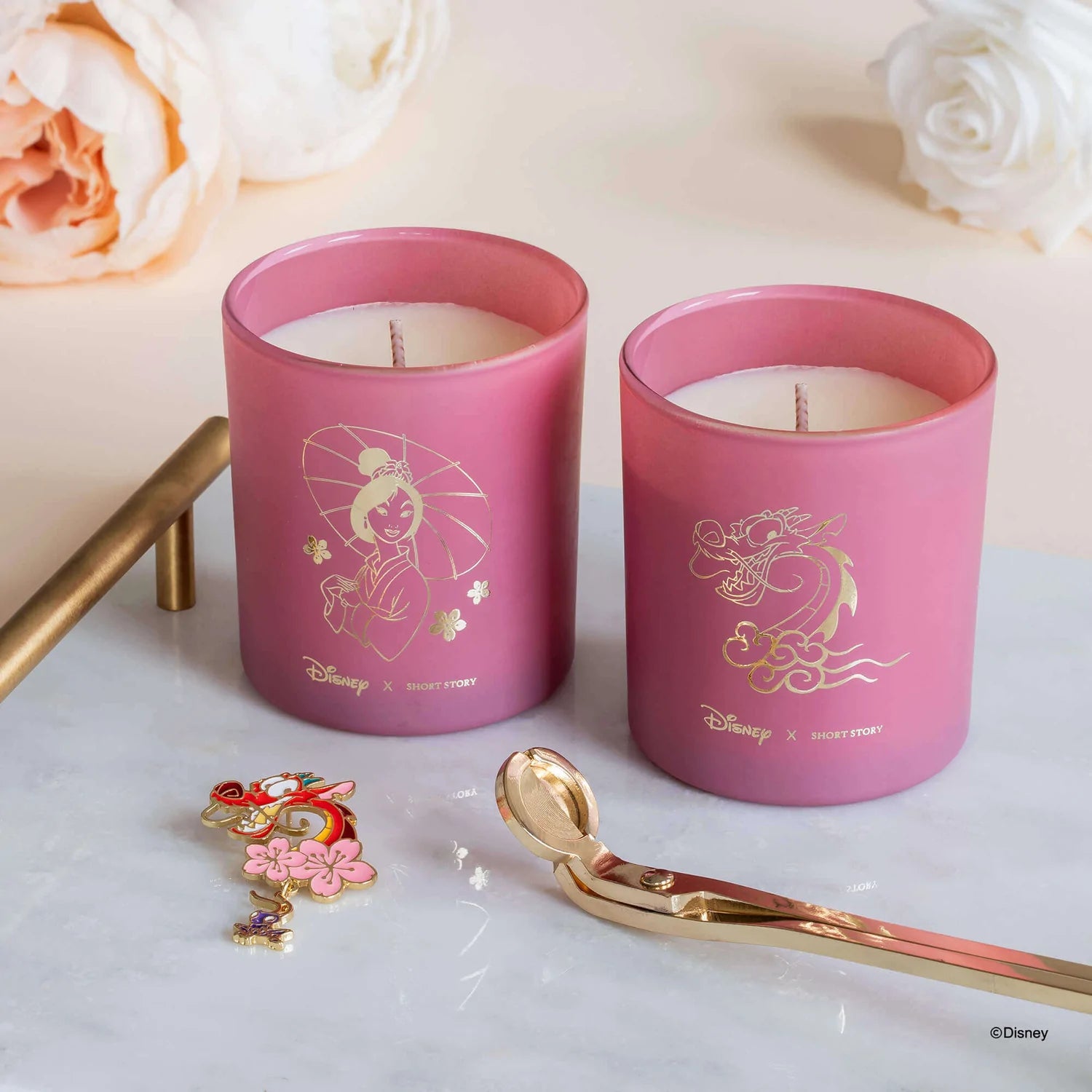 Short Story - Disney Candle Twin Pack Mulan & Mushu