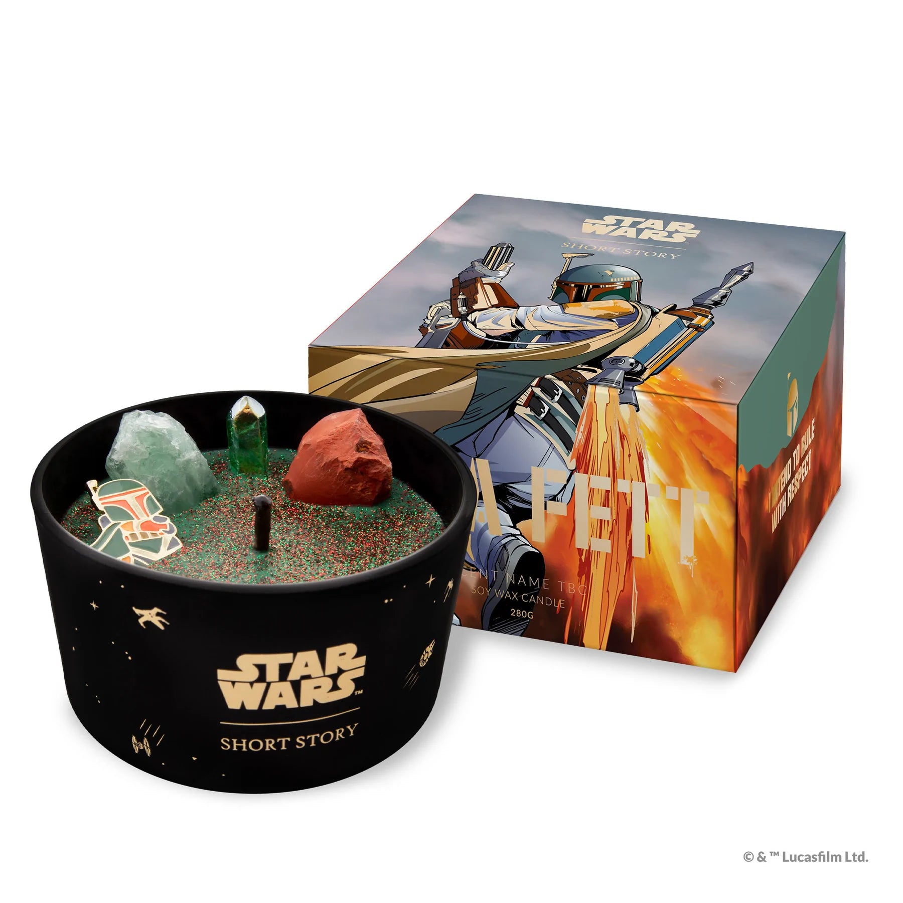 Short Story - Star Wars Candle Boba Fett