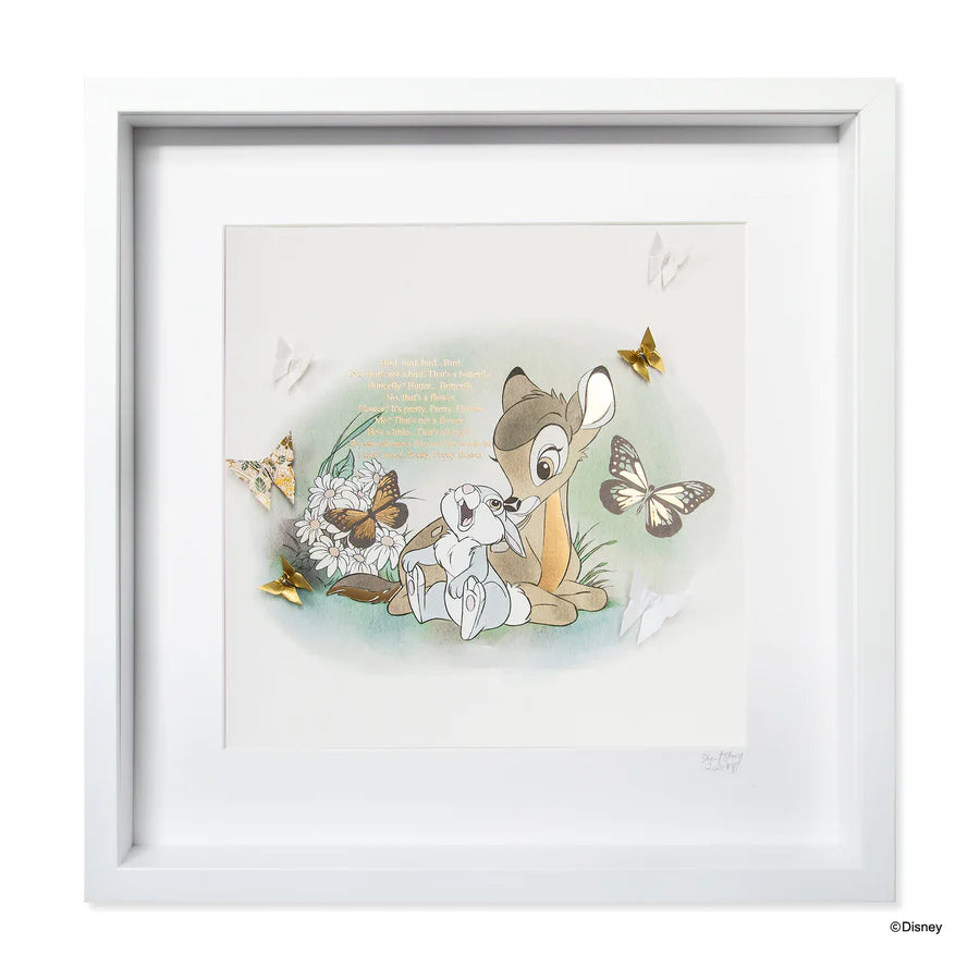 Short Story - Disney Large White Frame Bambi