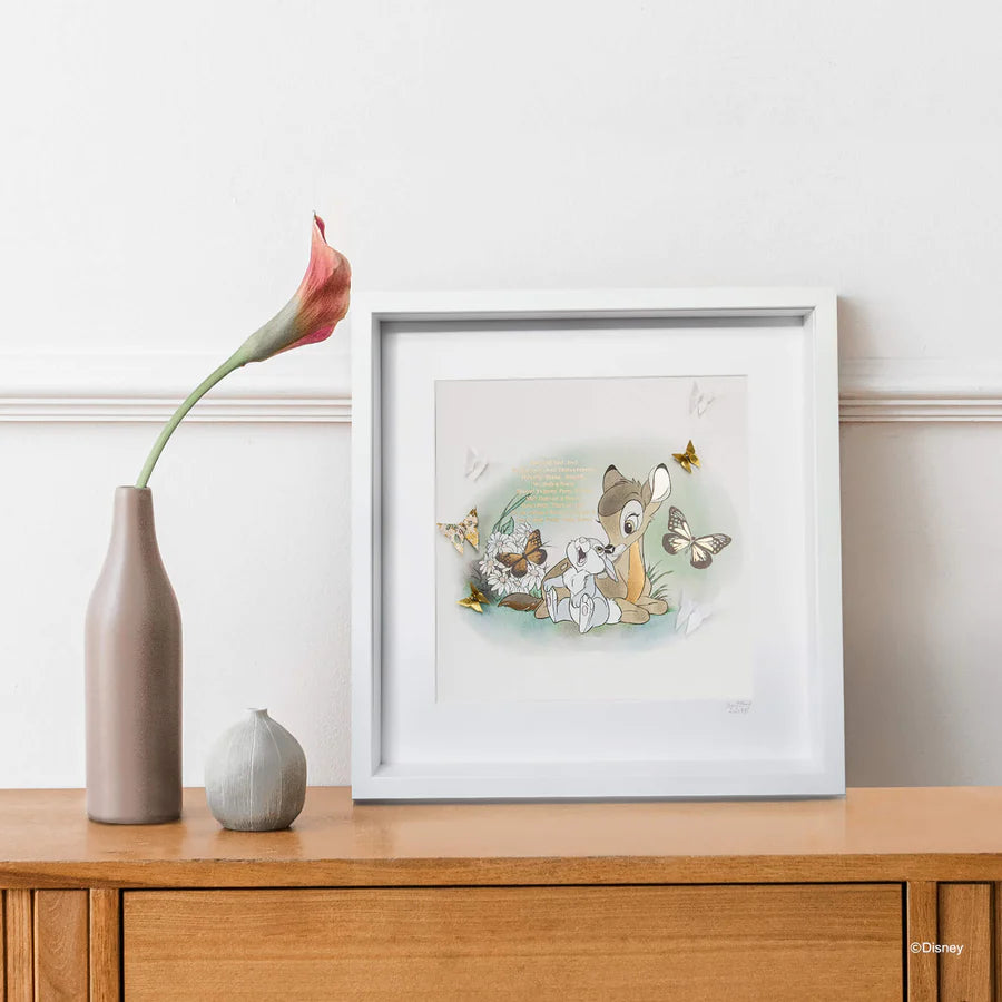 Short Story - Disney Large White Frame Bambi