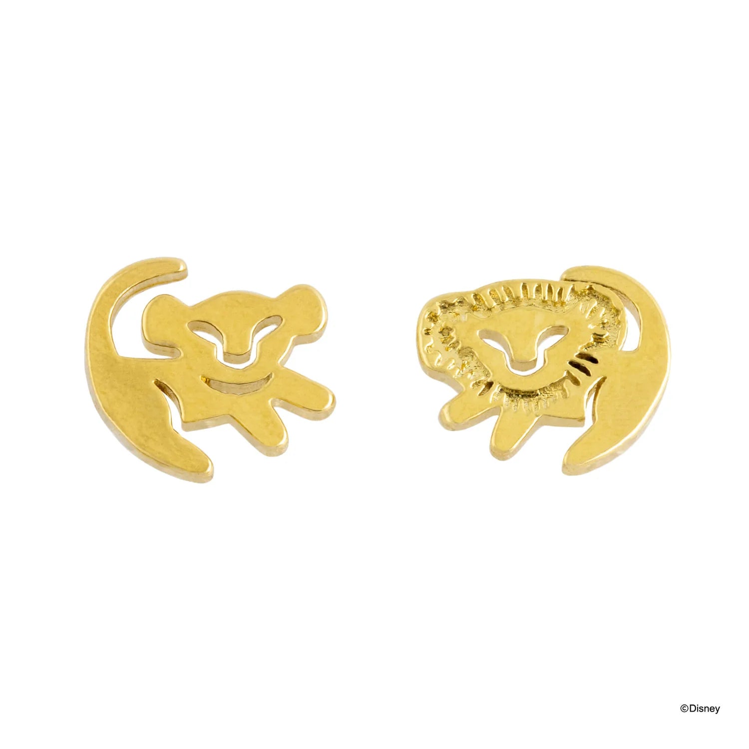 Short Story - The Lion King Earring Simba Gold