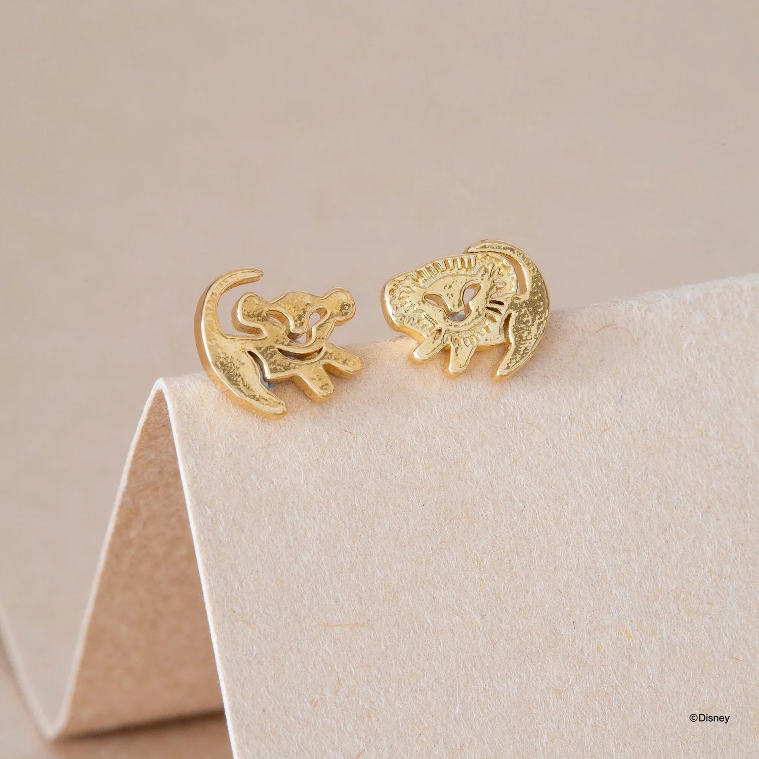 Short Story - The Lion King Earring Simba Gold